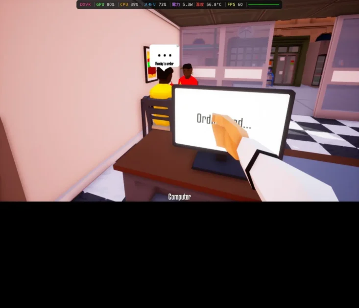 One-armed cook