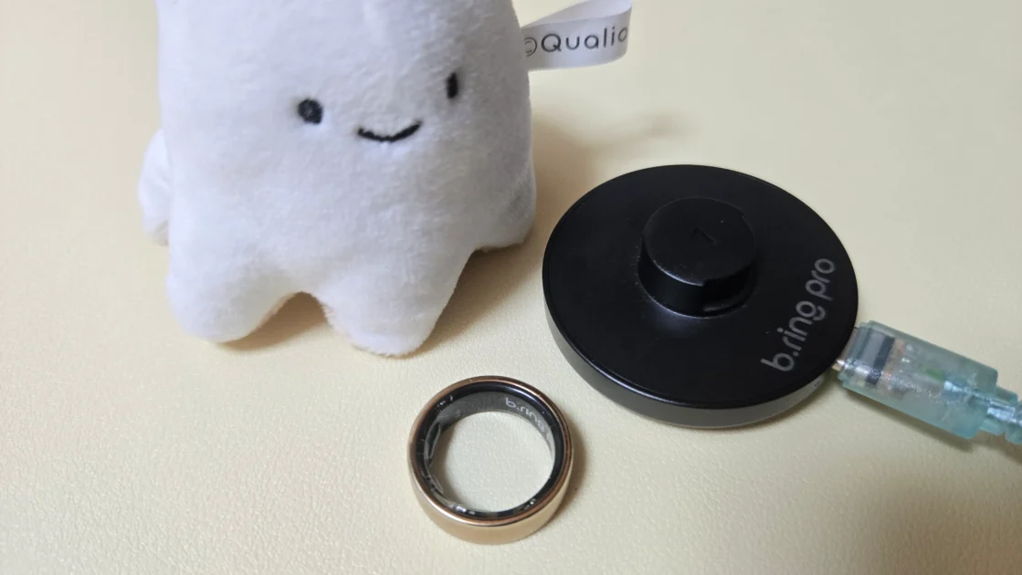 b.ring proと充電器